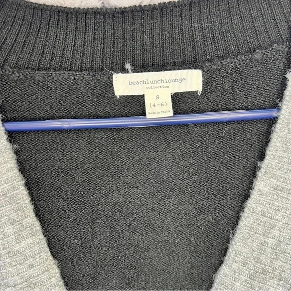 Beach Lunch Lounge Women’s Color block Button Down Cardigan Sweater Small‎ - Picture 4 of 7